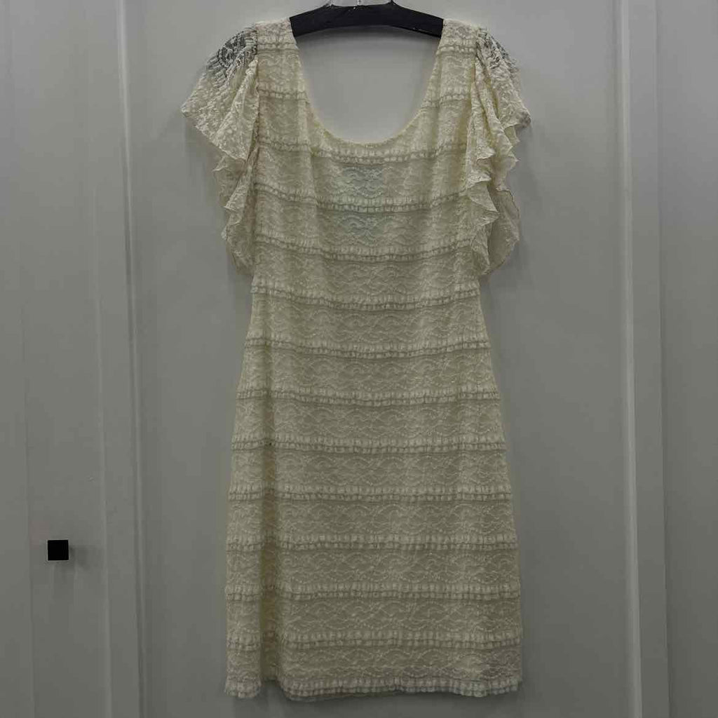 Guess Size 12 White Lace Preloved Dress