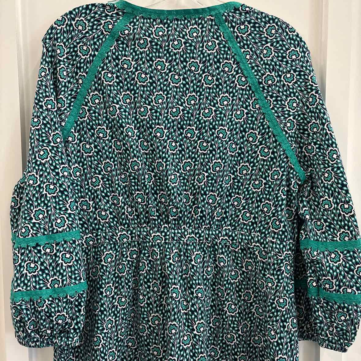 Boden Size 10 Blue & White Dress