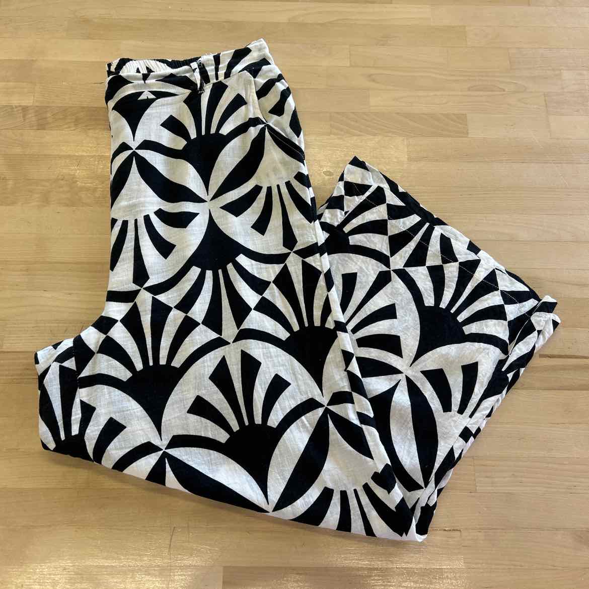Rachel Zoe Size XL Black White Preloved Pants