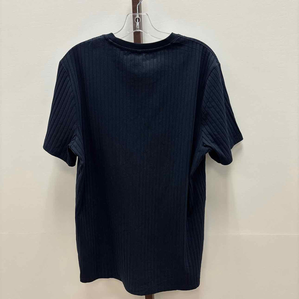 Perry Ellis Size L Men's Rib Knit Crew Neck T-shirt