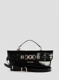 GUESS Black Cirene Top Handle Flap Bag