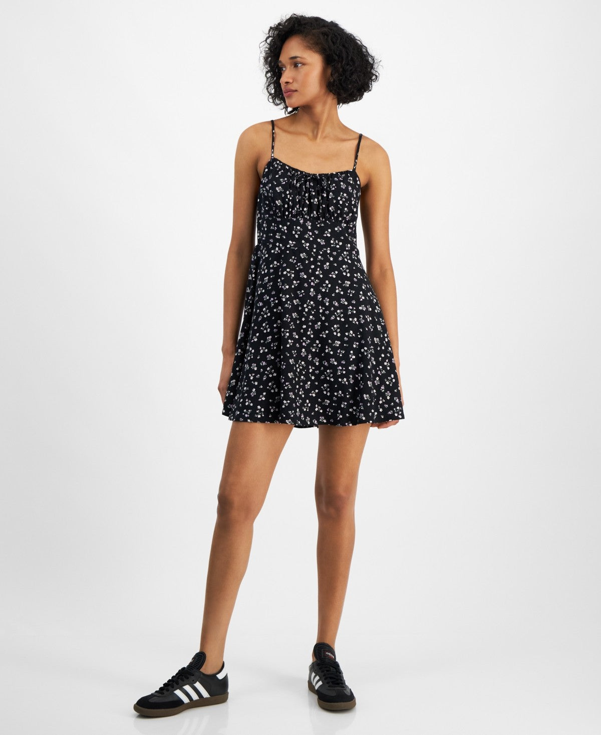 Self Esteem Womens Floral Mini Dress, Style # 19Kheydz - Small