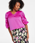Vince Camuto Size XS Pink New Blouse SS