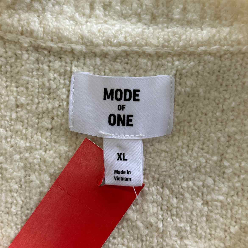Mode of One Men's Long-Sleeve Polo Sweater - Soft Vanilla