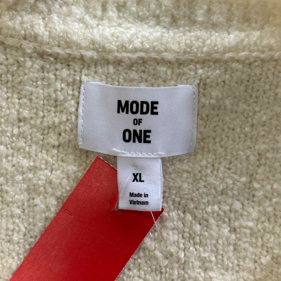 Mode of One Men's Long-Sleeve Polo Sweater - Soft Vanilla