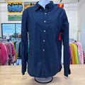 American Eagle Size M Blue Preloved MENS Button Down Shirt
