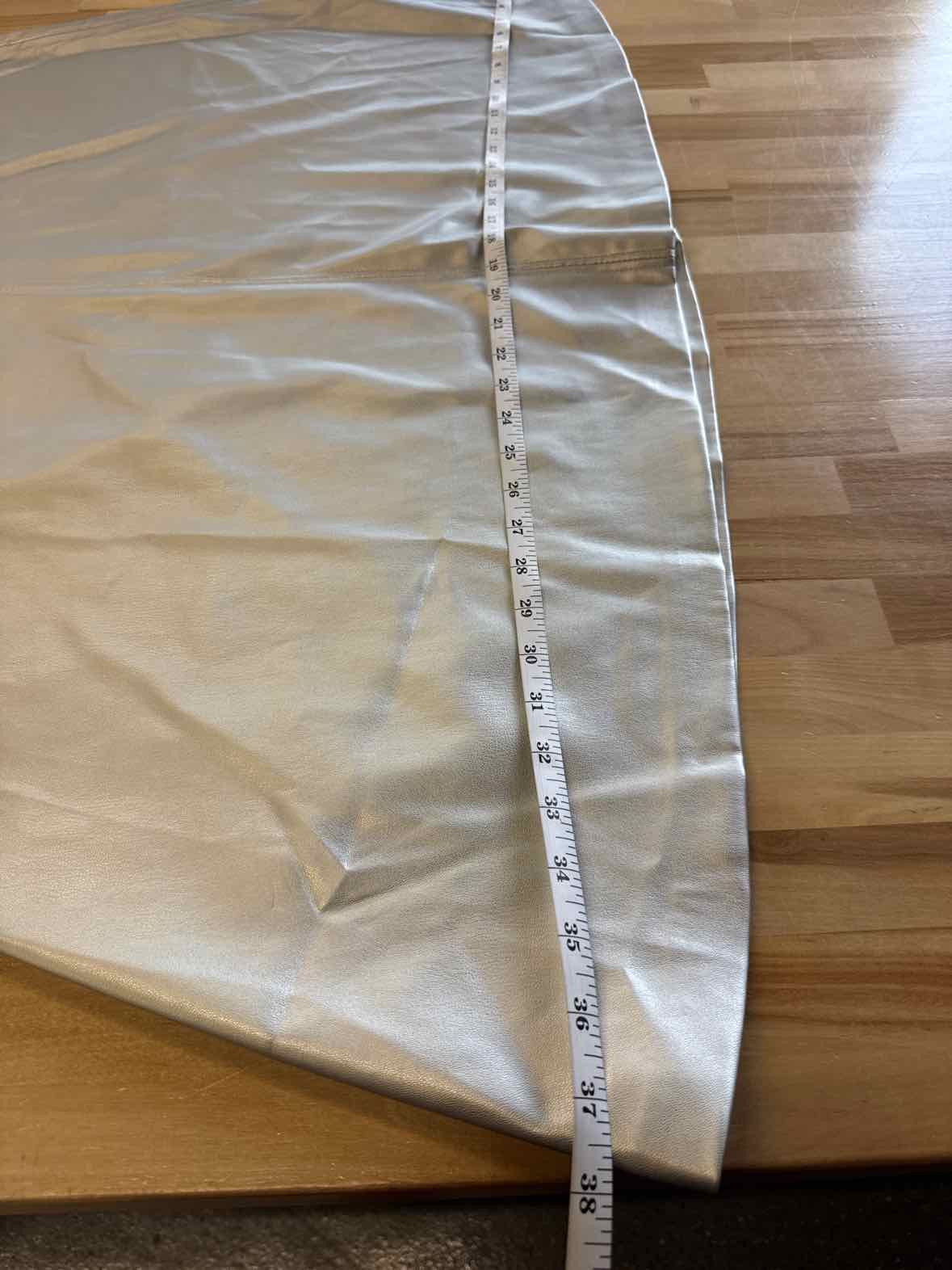 Vince Camuto Women's Faux-Leather Seamed Maxi Skirt