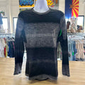 LuluLemon Size M Gray Preloved MENS Long Sleeve Shirt