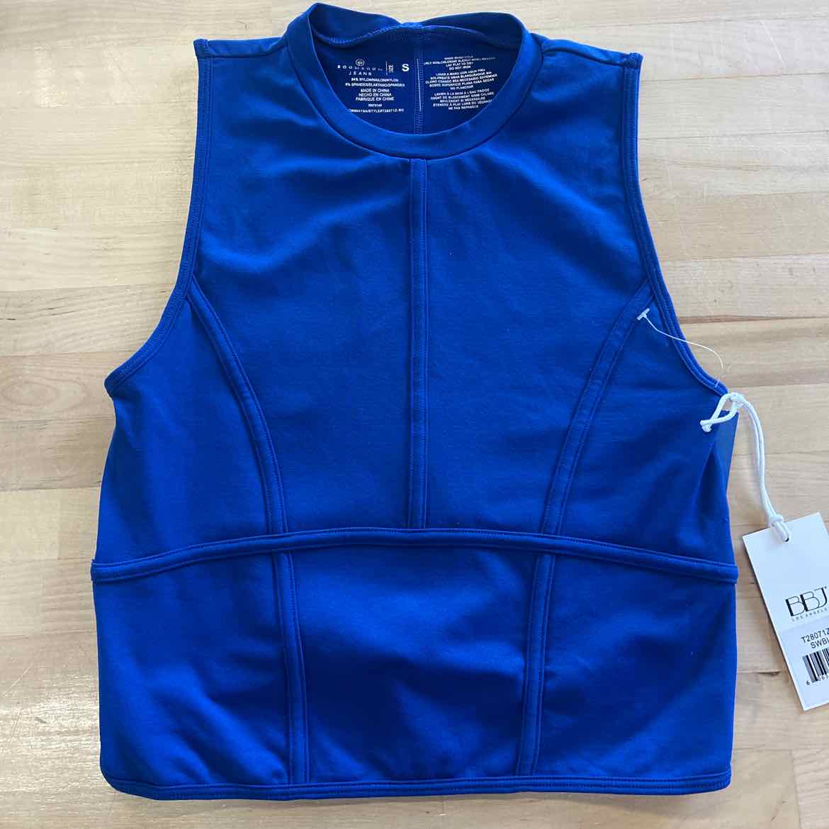 BBJ Size S Blue New Athletic Tank