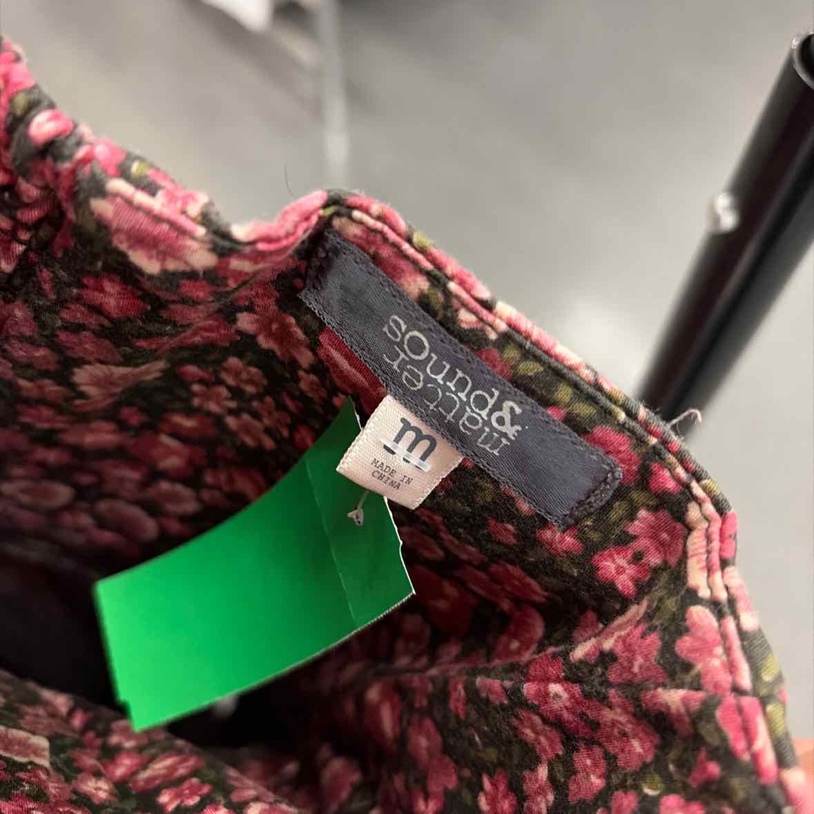 sounds & matter Size M Pink & Green Preloved Dress