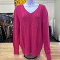 St John's Bay Size L Pink Sweater