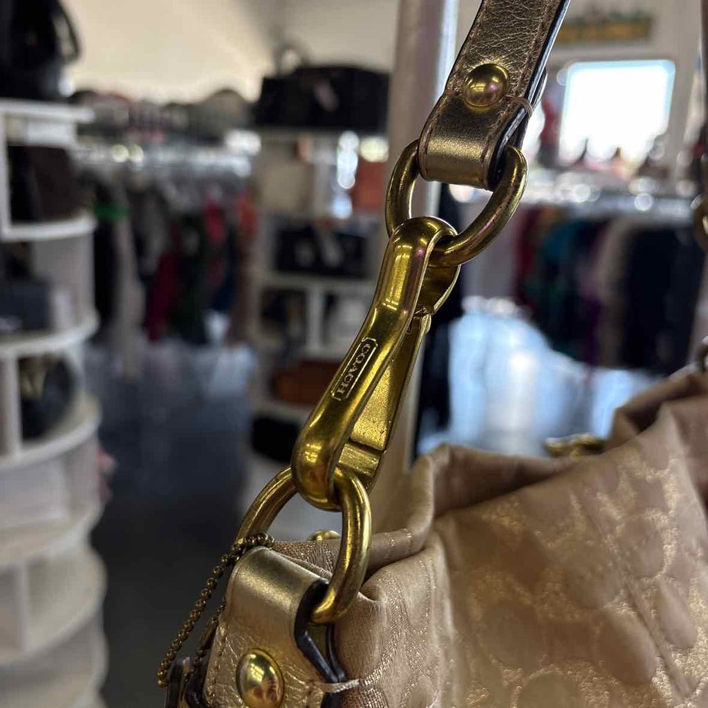 Coach Gold Preloved Handbag
