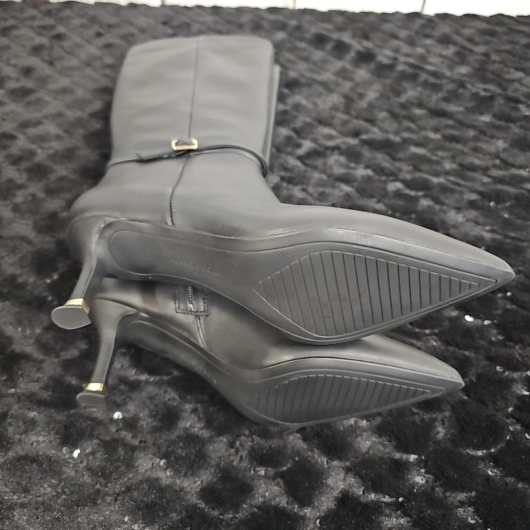 Kenneth Cole Shoe Size 6 Black Leather Bootie NWT