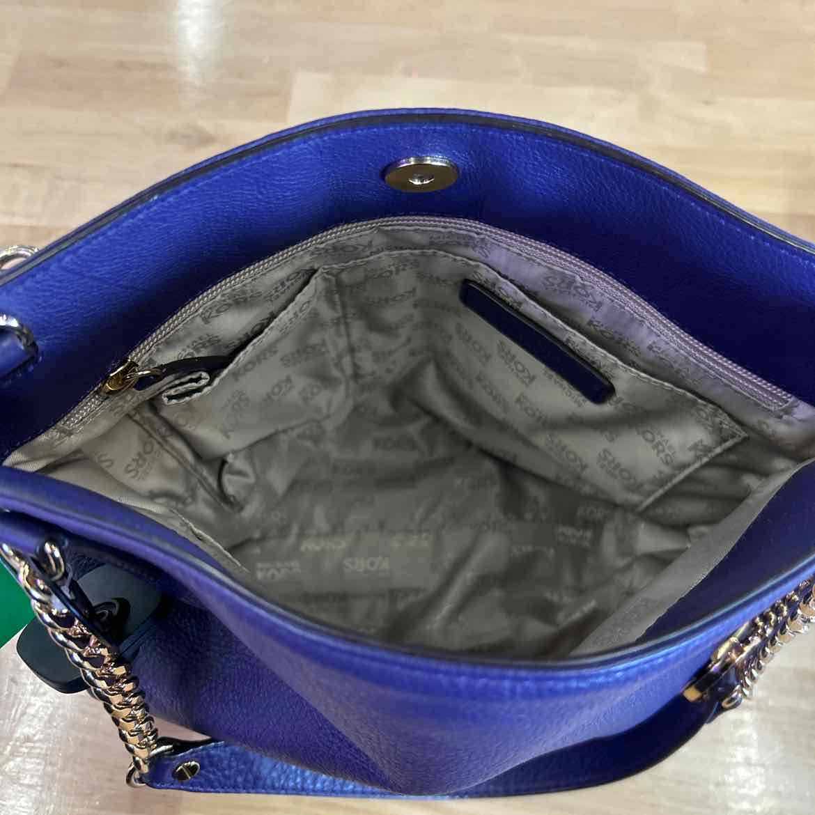Michael Kors Purple Pebbled Leather Totes