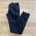 Frame Size 20 Black & Aqua Denim Preloved Jeans