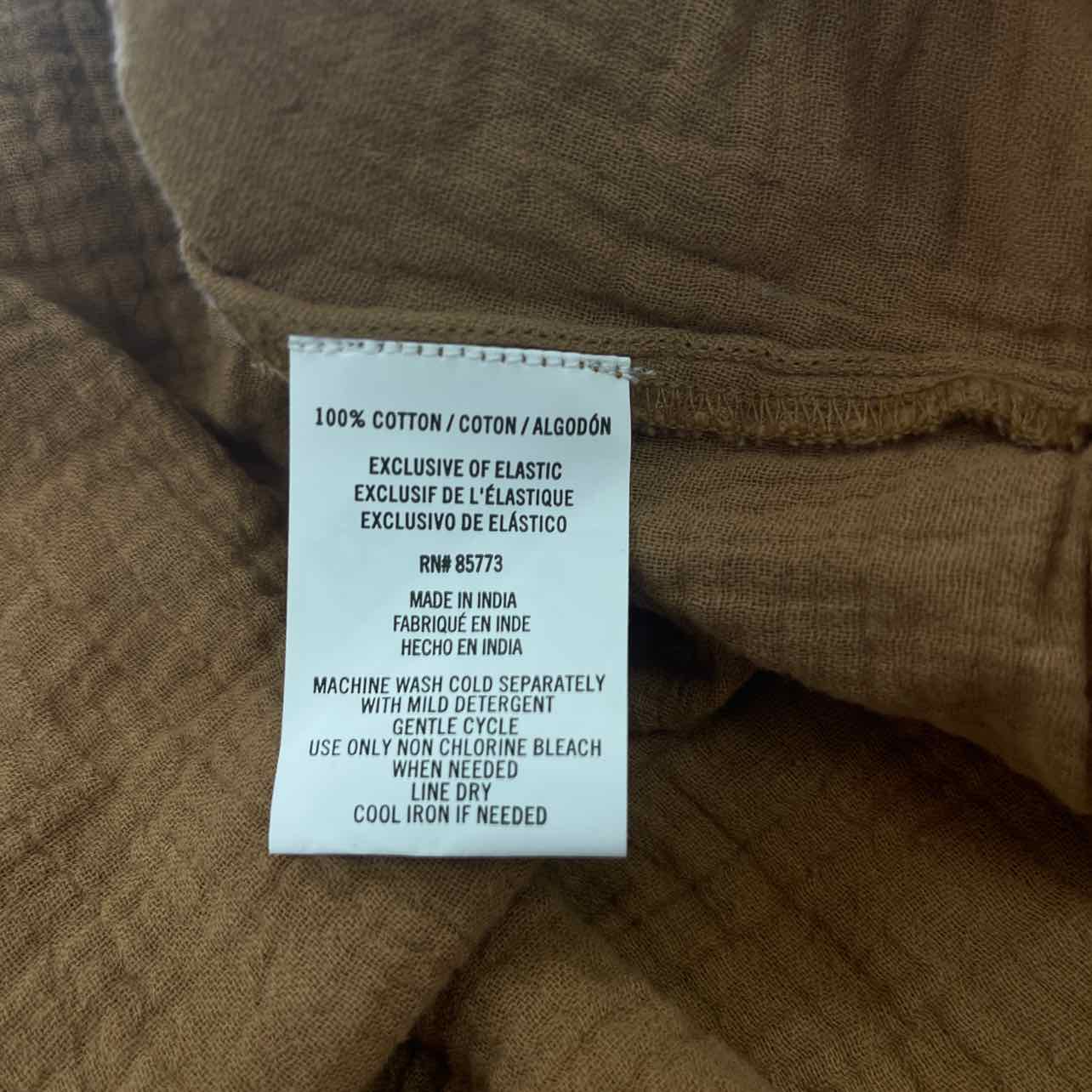 O'Neil Size S Hadia Dress Tobacco Brown
