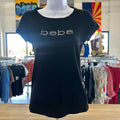 Bebe Size S Black Preloved T-Shirt SS