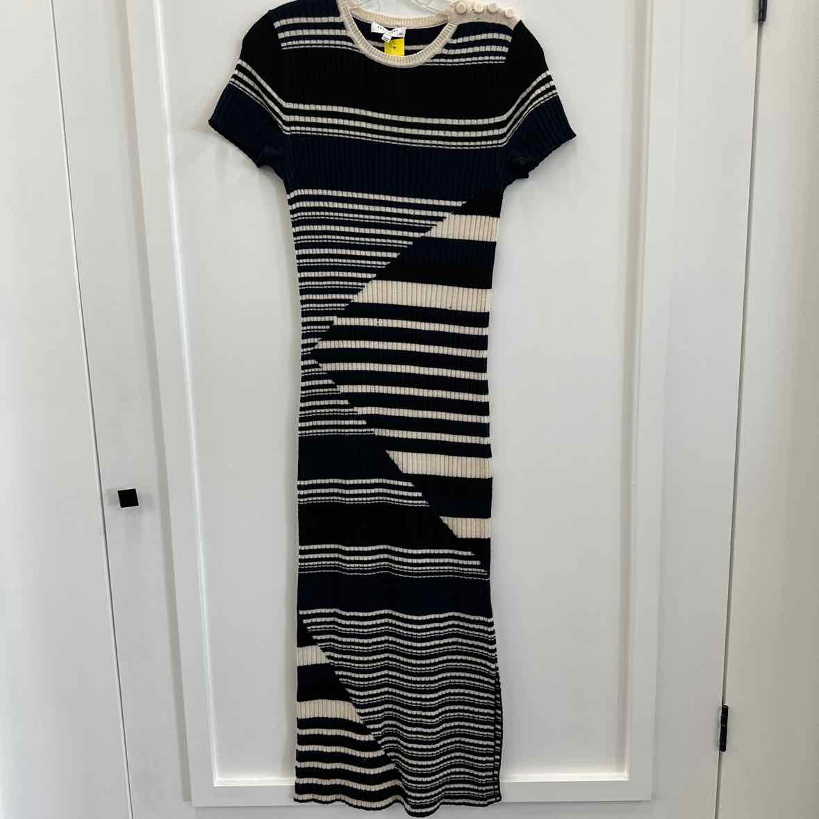 Equipment Size S Cream/Navy Dress