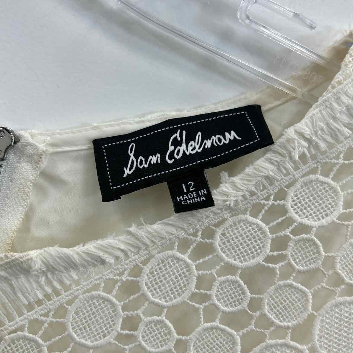 Sam Edelman Size 12 White Dress