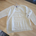 Gloria Vanderbilt Womens Juliette Striped Sequi Vintage Sweater