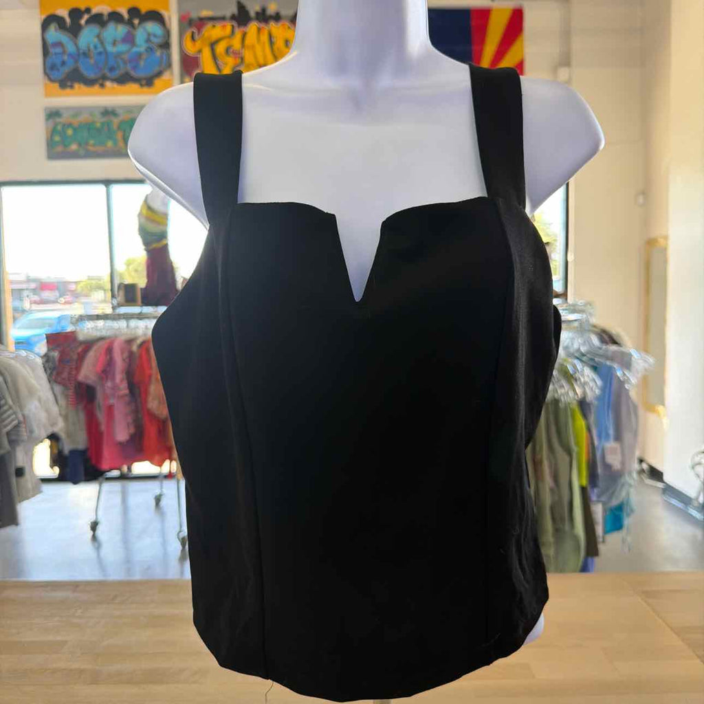 moa moa Size XL Black Preloved Tank