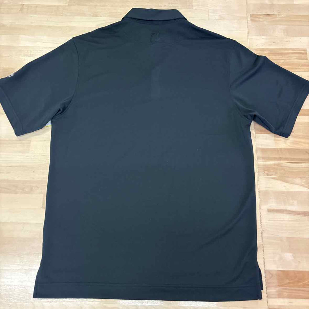 FootJoy Size M Black MENS Polo
