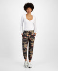 Tinseltown Juniors' Utility Cargo Jogger Pants - Star Camo