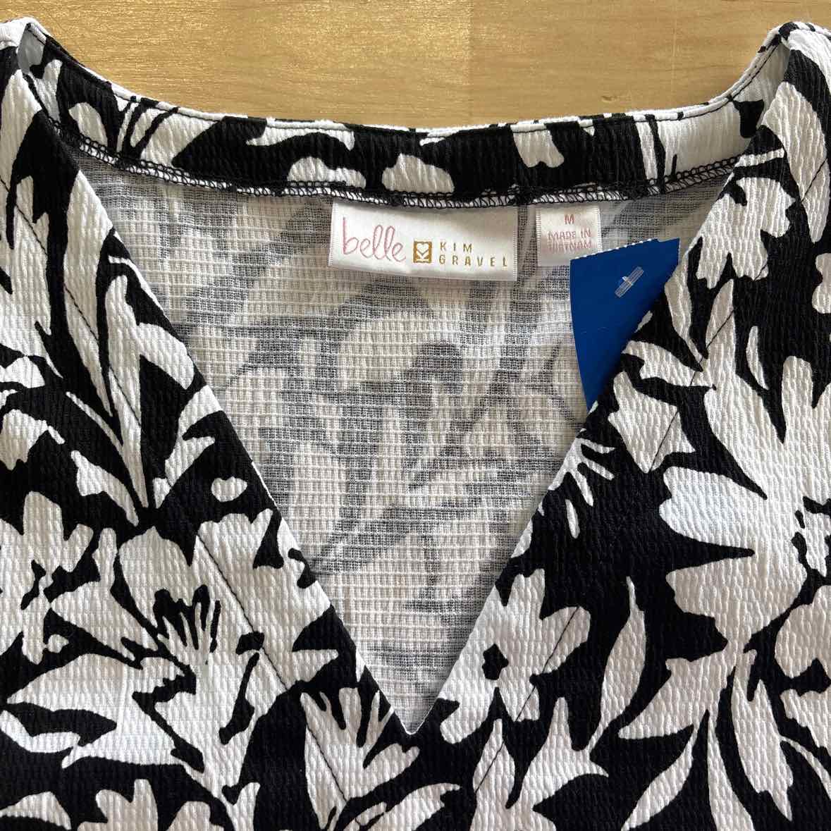 Kim Gravel Size M Black/White Preloved 2 pc sets