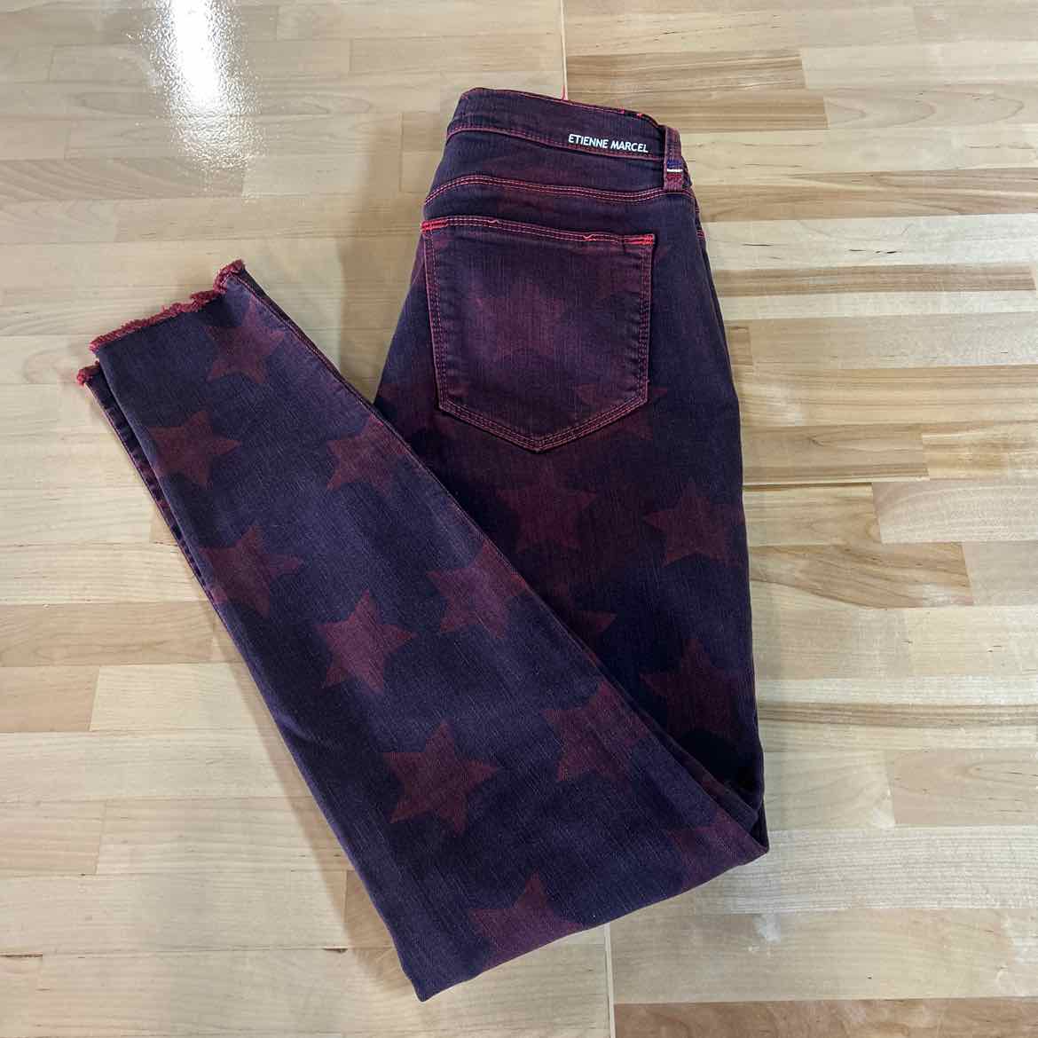 Etienne Marcel Size 28 Red Denim Preloved Jeans