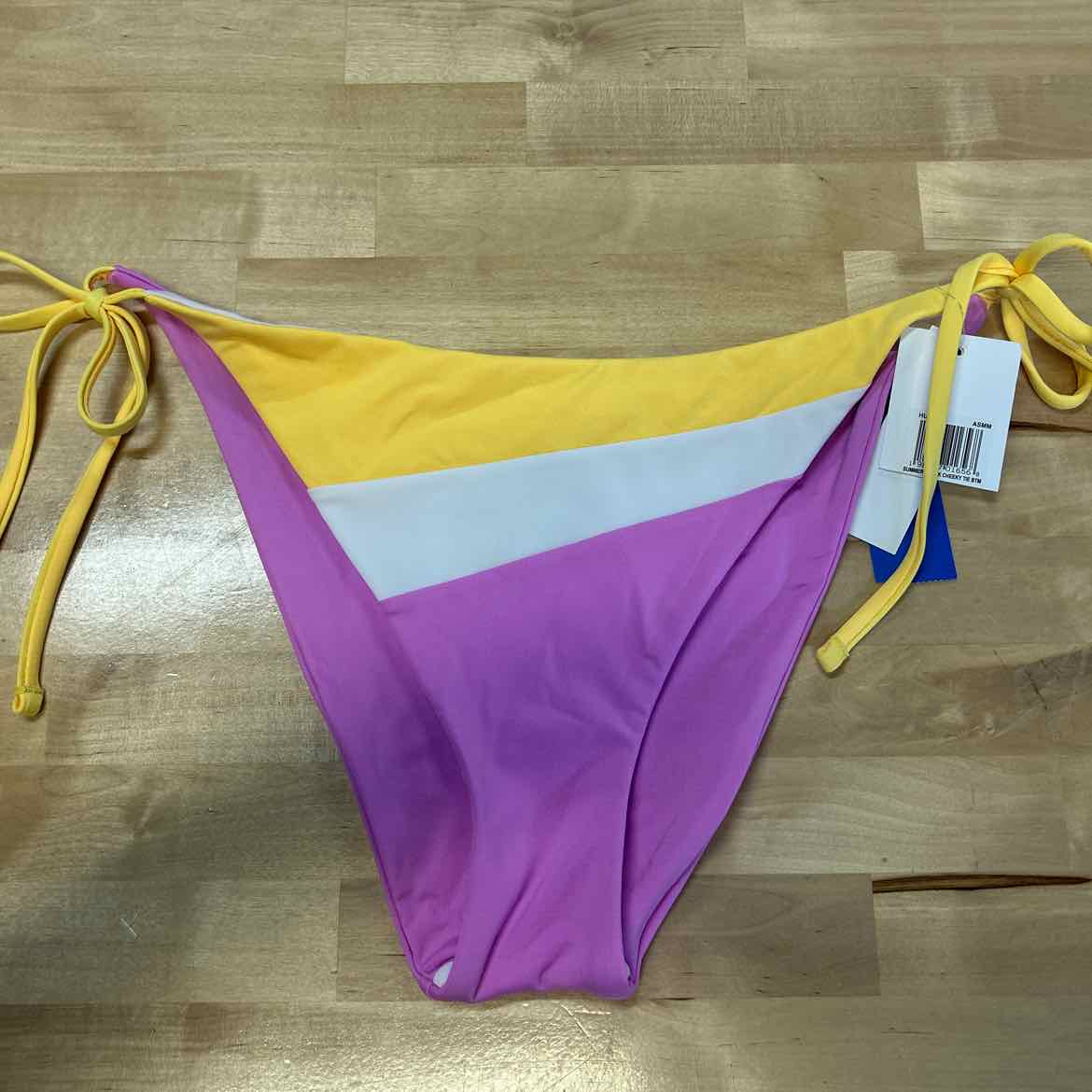 Hurley Size XL Summer Block Cheeky Tie Side Womens Bikini Bottoms