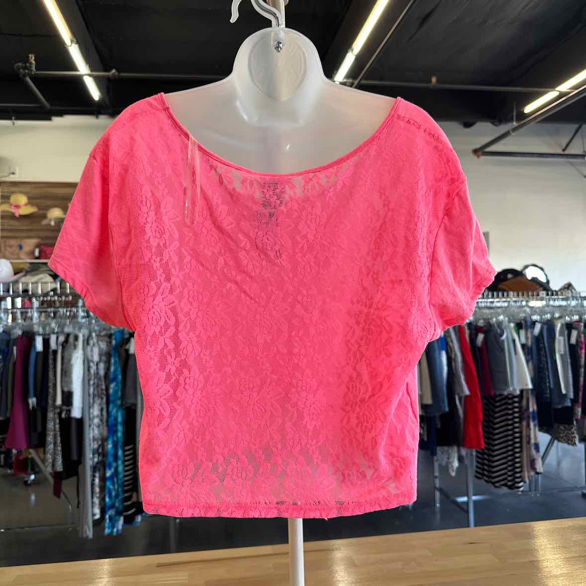 Pink Size S Pink Crop Top