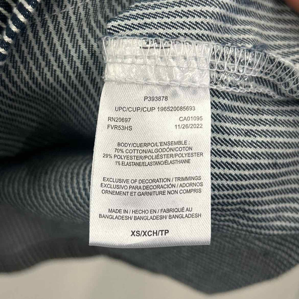 Dickies Size XS Navy/White Preloved Dress