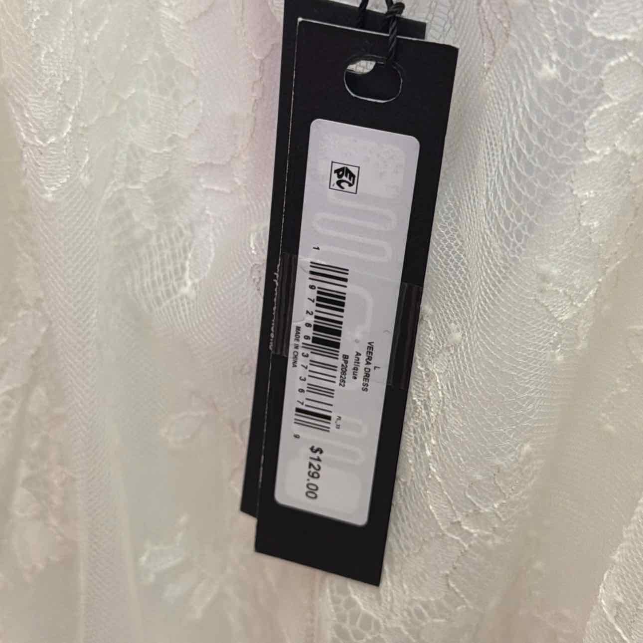 Steve Madden Women's Veera Dress Flowy Dresses - White - Size Large