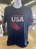 Adidas Size L Blue Preloved MENS T-shirt