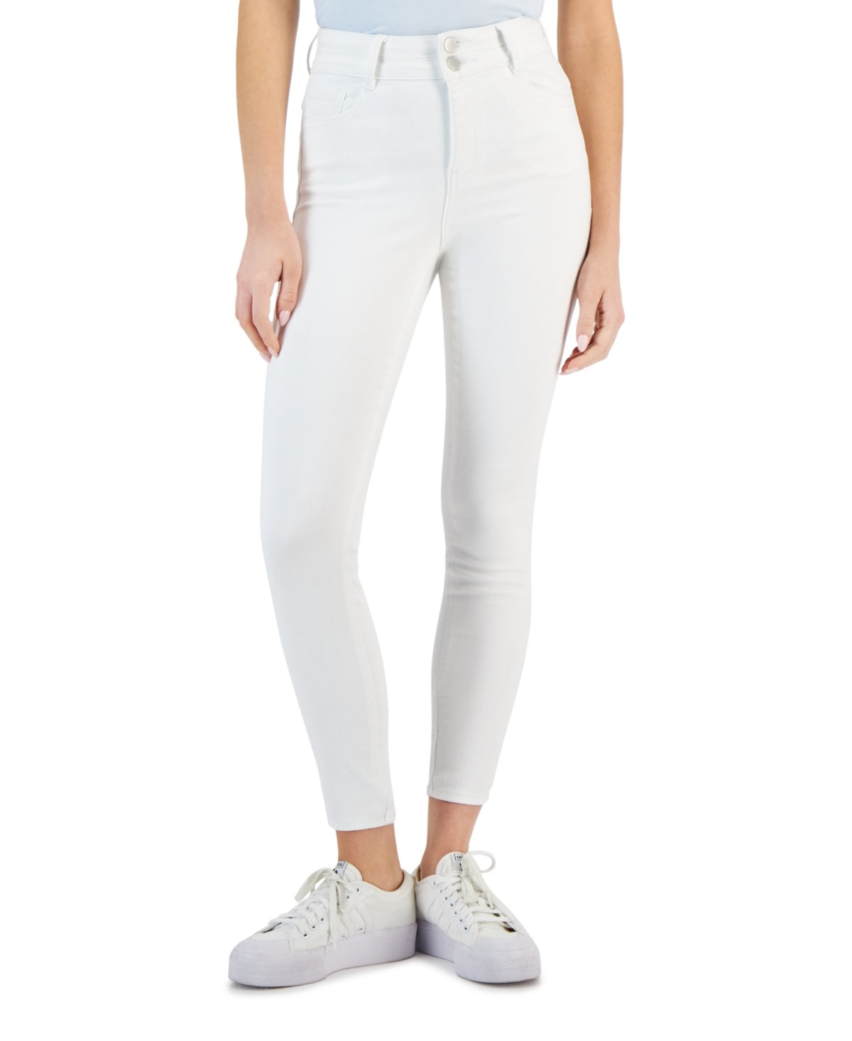 Dollhouse Juniors' Curvy High-Rise Skinny Ankle Jeans