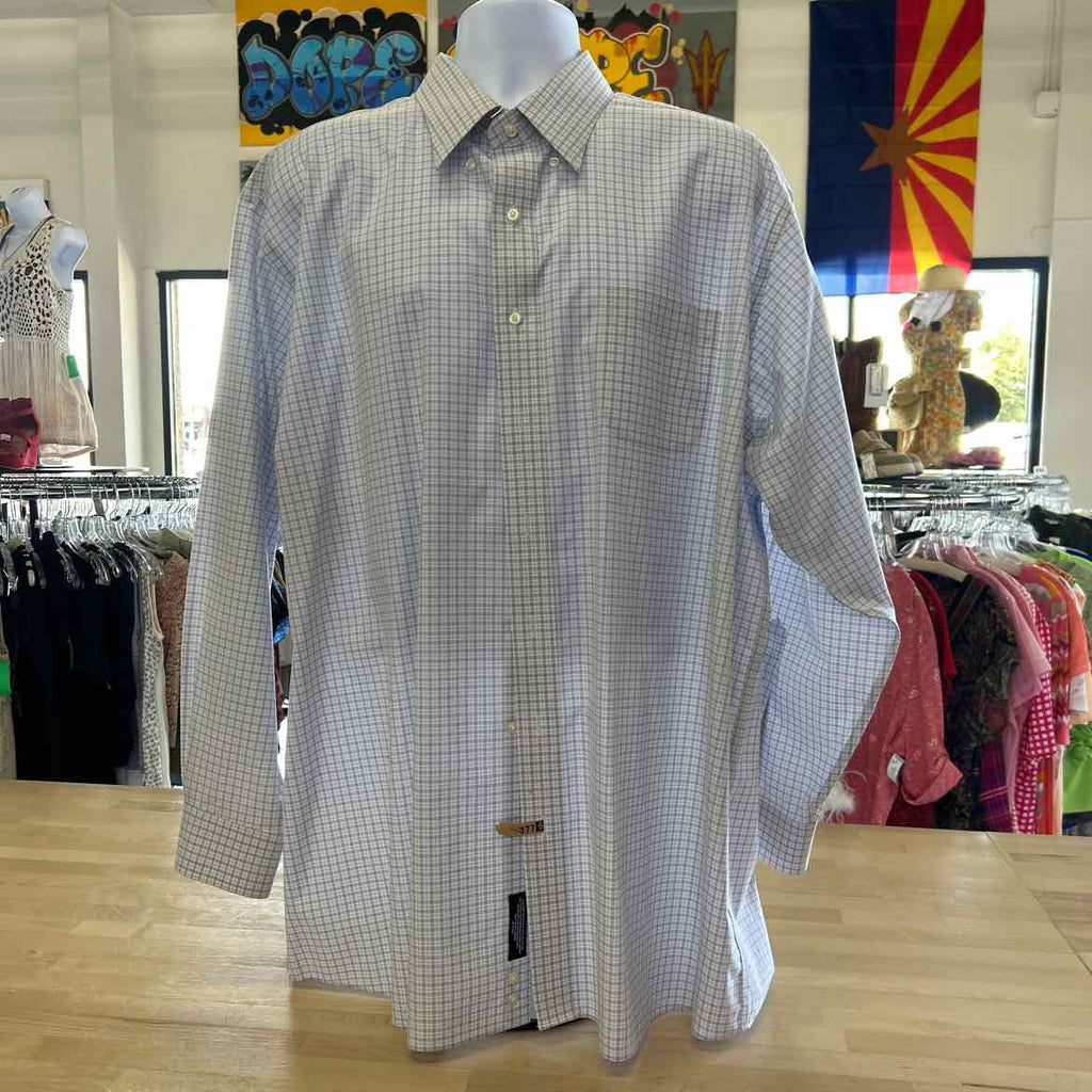 Jos.A.Bank Size 2XL White Preloved MENS Button Down Shirt
