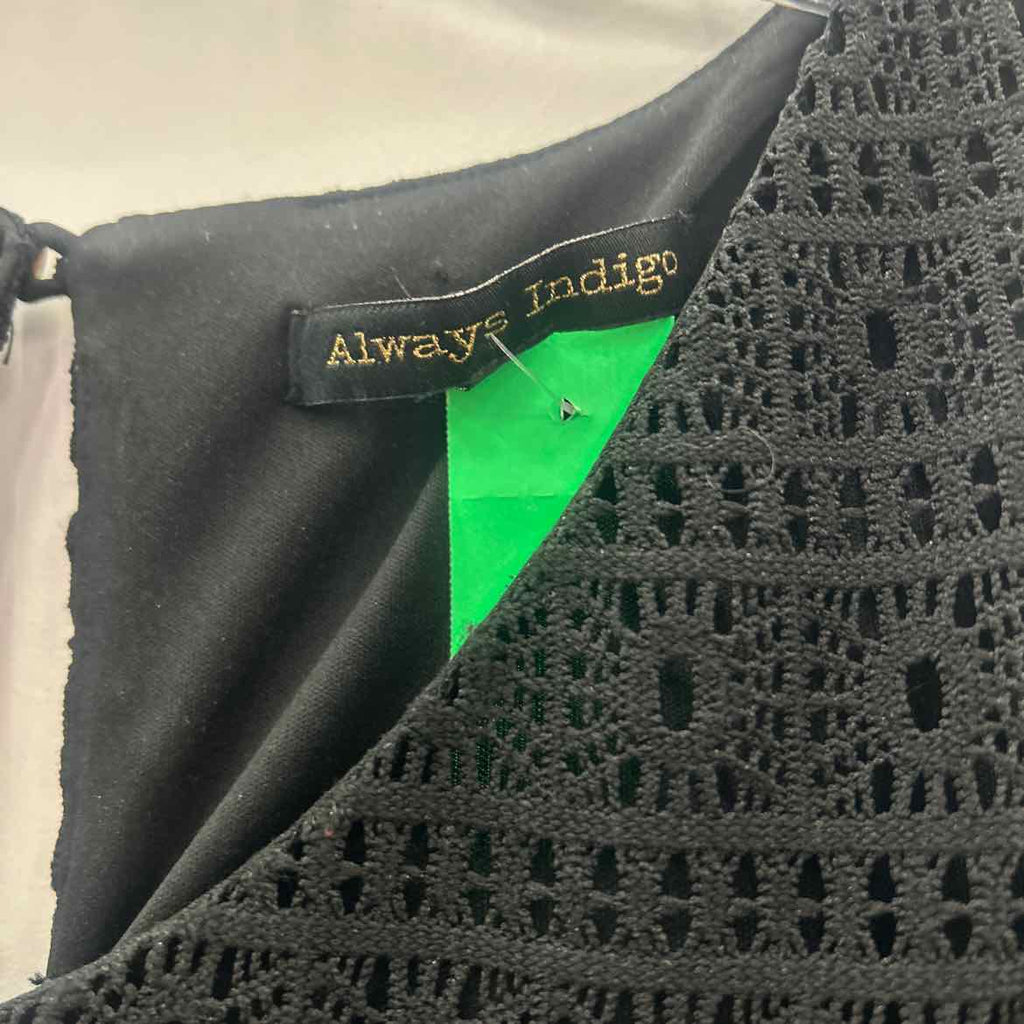 AlwaysIndigo Size 1X Black Lace Preloved Dress