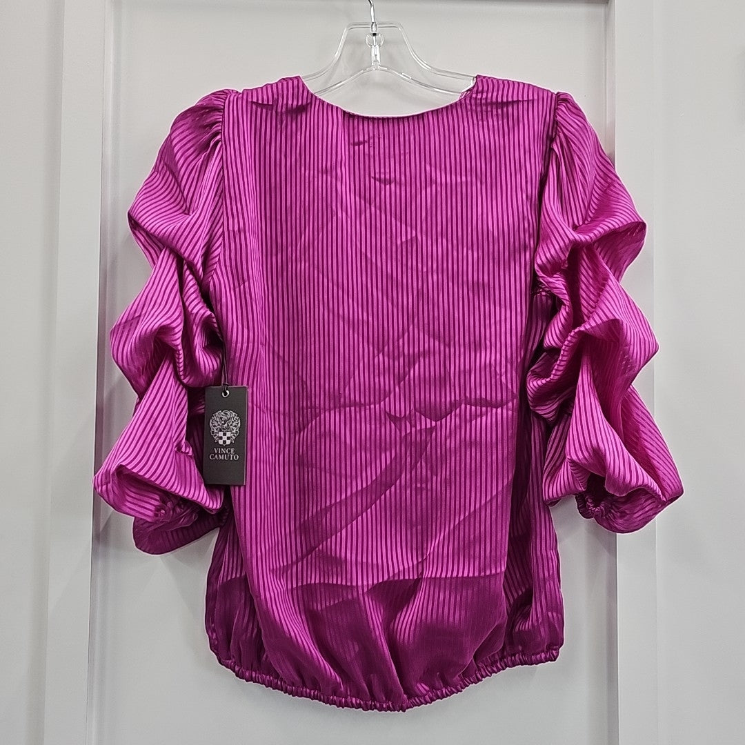 Vince Camuto Size XS Pink New Blouse SS