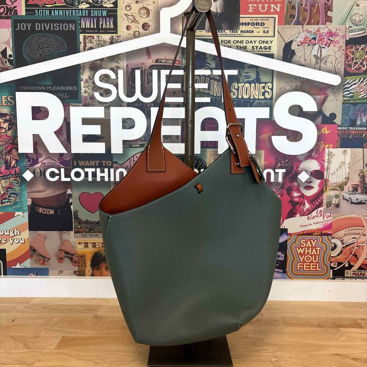 Green Leather Totes
