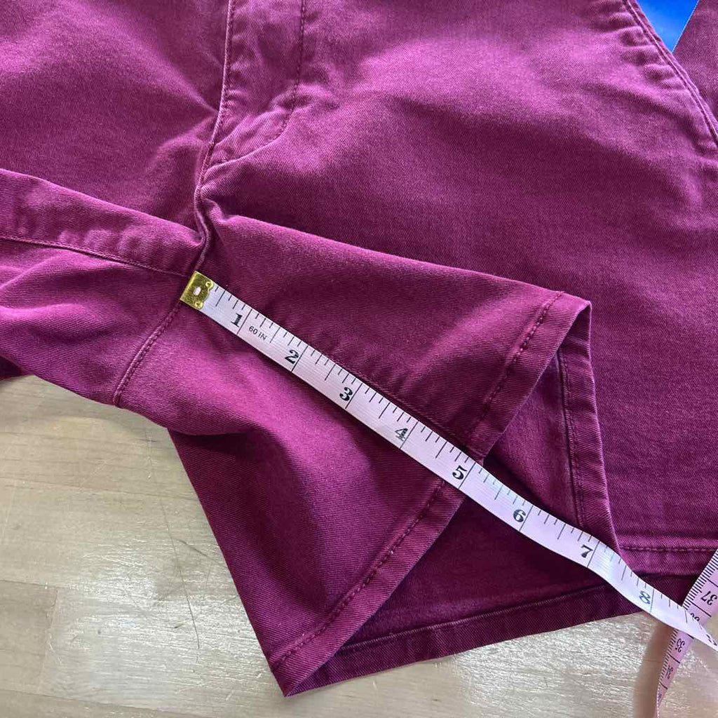 American Eagle Women Size 8 Wine Preloved Shorts