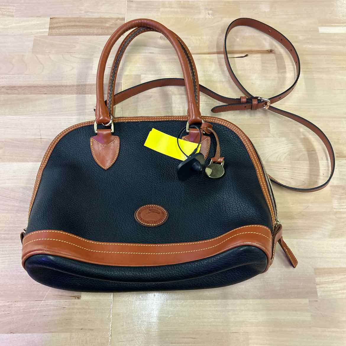 Dooney & Bourke Black/Tan Handbag