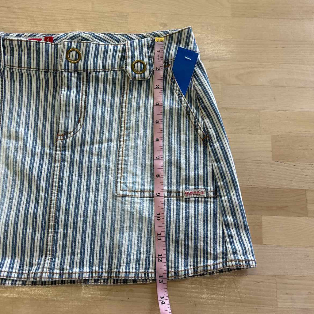 Guess Size 24 Blue/White Preloved Skirt