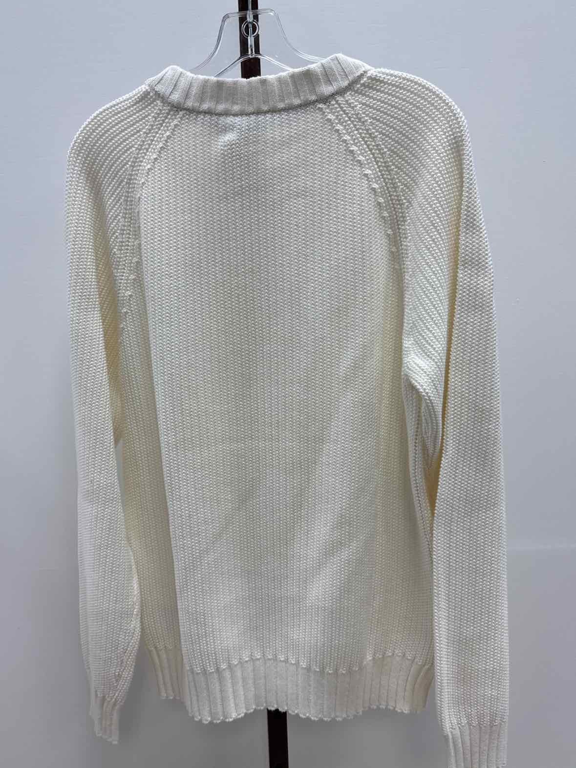 HUGO Size M White Preloved MENS Sweater