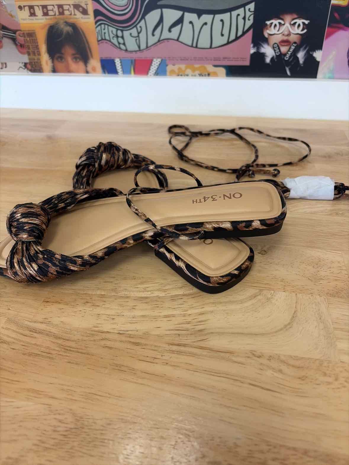 On 34th Size 6 On 34th Women's Jenniee Knot Flat Sandals