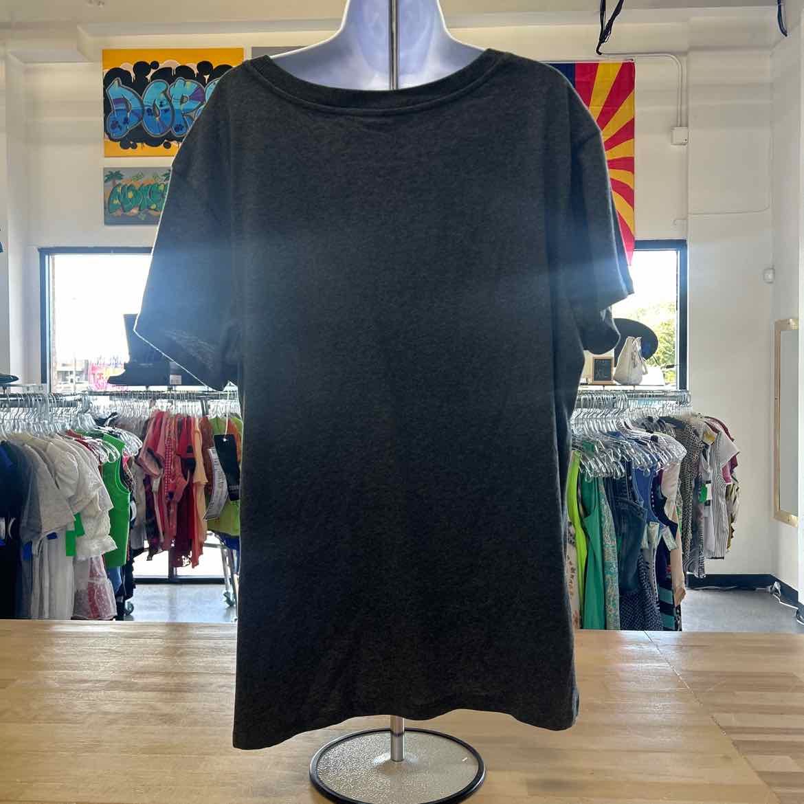 Torrid Size L Grey New T-Shirt SS