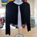R&K Size 14 Black Velvet Preloved Jacket