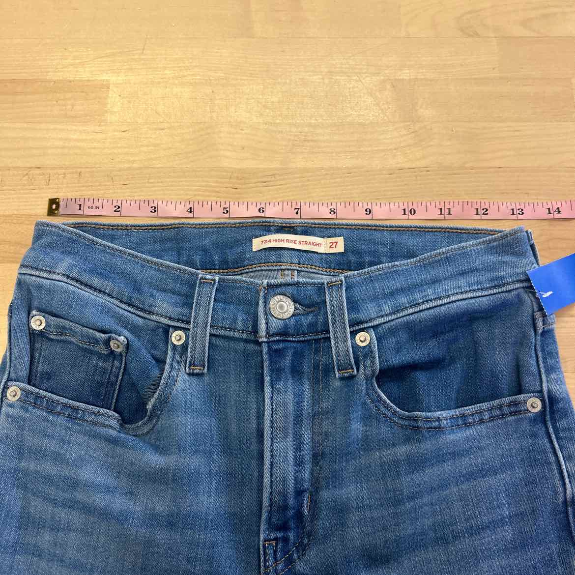 Levi's Size 27 Blue Denim Preloved Jeans
