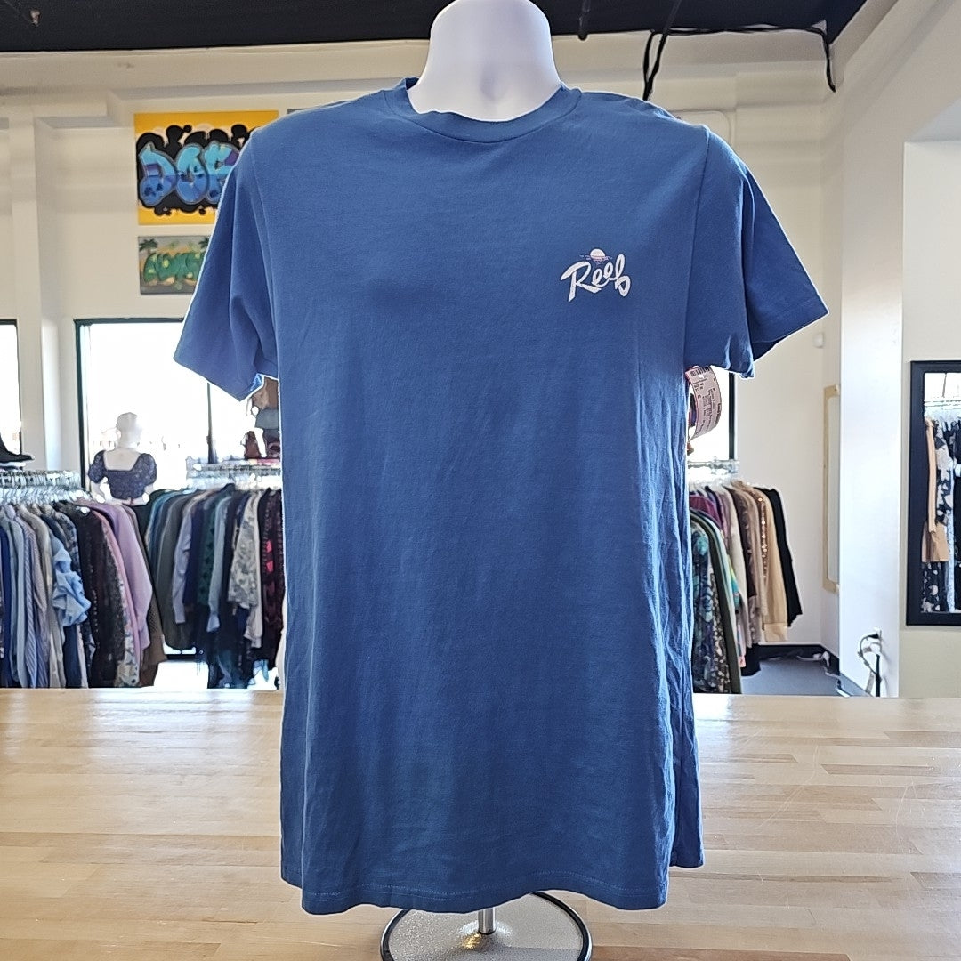 Reef Men's Honeymoon Short Sleeve T-shirts - Dutch Blue
