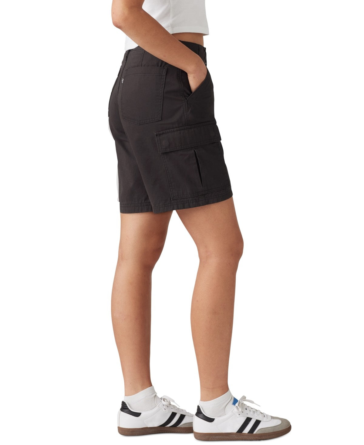 Levi's Women Size 24 Black New Shorts