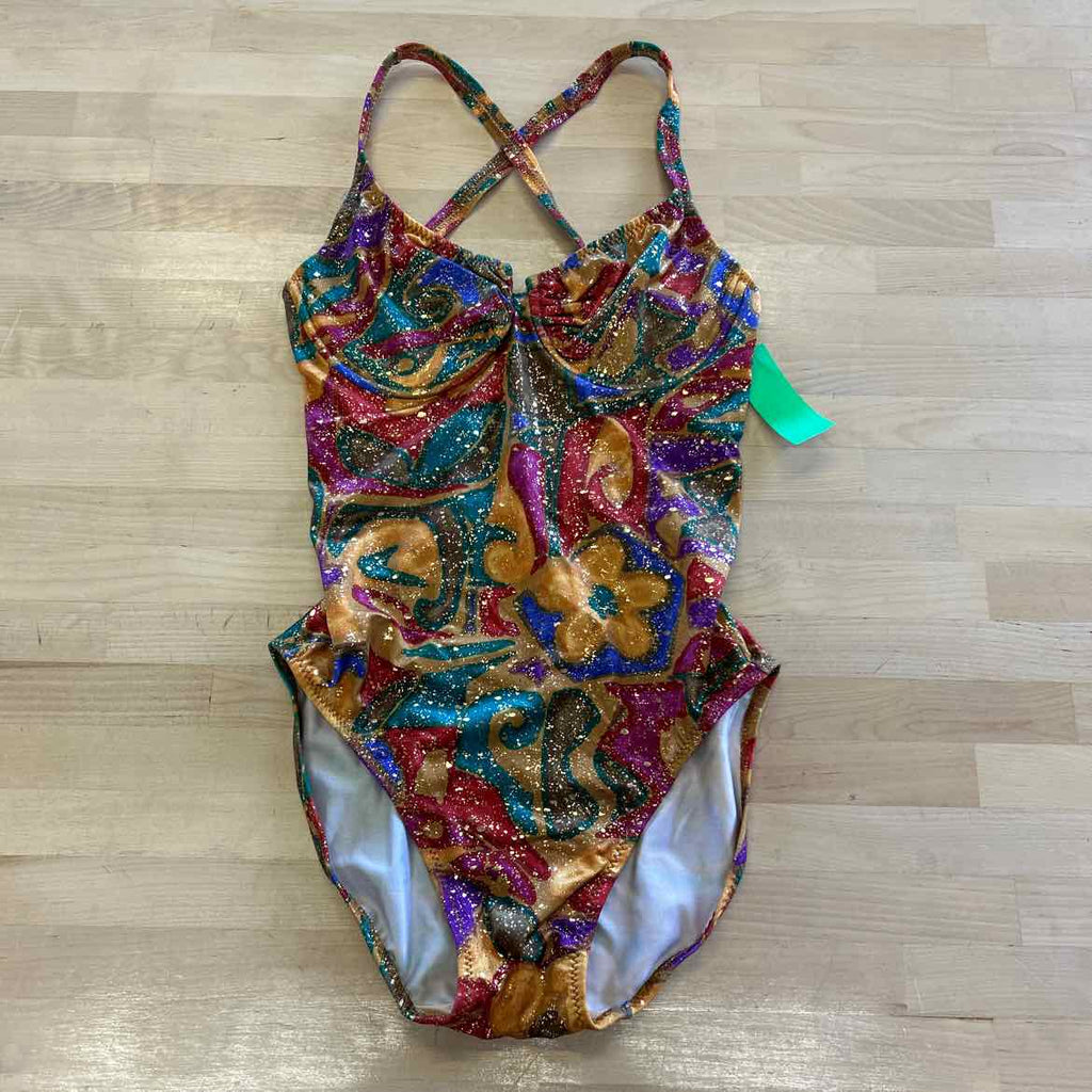 Darling Size 8 Yellow Preloved Swimsuit